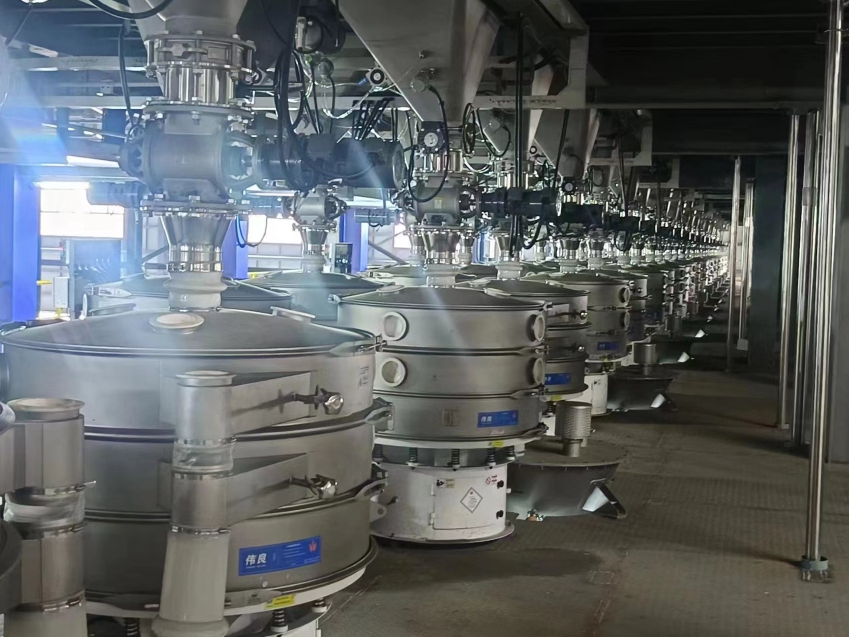battery material sieving project